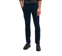 Chinohose MARC O'POLO "aus weichem Organic Cotton-Stretch", Herren, Gr. 38/32, Länge 32, blau (schwarz navy), Obermaterial: 98% Baumwolle, 2% Elasthan, unifarben, slim fit normal, Hosen Chinohose (730