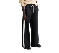 Chinohose MARC O'POLO "aus weichem Polyester-Viskose-Twill", Damen, Gr. 36, Normalgrößen, deep night blau, Twill, Obermaterial: 63% Polyester, 34% Viskose, 3% Elasthan, unifarben, normal, Hosen Chinoh