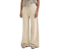 Chinohose MARC O'POLO "aus weicher Baumwolle", Damen, Gr. L, Normalgrößen, beige (linen beige), Sweatware, Obermaterial: 100% Baumwolle, unifarben, loose fit normal, Hosen Chinohose (71525102-L) linen