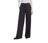 Anzughose MARC O'POLO "DFB Travel Collection", Damen, Gr. 40, N-Gr, deep night blau, Web, Obermaterial: 53% Polyester, 44% Schurwolle, 3% Elasthan, gerade lang, Hosen Anzughose, aus Wool-Stretch, norm