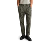 Chinohose MARC O'POLO DENIM "aus Bio-Baumwoll-Twill", Herren, Gr. XL, Normalgrößen, grün (grün jasper), Obermaterial: 97% Baumwolle, 3% Elasthan, unifarben, regular fit normal, Hosen Chinohose (768403