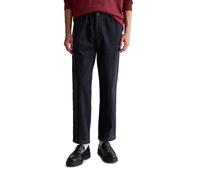 Chinohose MARC O'POLO DENIM "aus Bio-Baumwolle", Herren, Gr. M, Normalgrößen, blau depths, Obermaterial: 100% Baumwolle, unifarben, gerade, unten schmal normal, Hosen Chinohose (41668567-M) blau depth