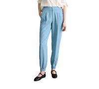 Chinohose MARC O'POLO DENIM "aus LENZING™ Lyocell", Damen, Gr. M, Normalgrößen, blau dawn, Obermaterial: 100% Lyocell, unifarben, relaxed fit knöchelfrei, Hosen Chinohose (38786304-M) blau dawn