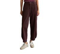 Chinohose MARC O'POLO DENIM "aus Organic Cotton", Damen, Gr. XL, Normalgrößen, braun (espresso braun), Cord, Obermaterial: 100% Baumwolle, unifarben, loose fit knöchelfrei, Hosen Chinohose (12928746-X