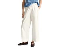 Chinohose MARC O'POLO DENIM "aus Papertouch-Popeline", Damen, Gr. S, Normalgrößen, silky weiß, Obermaterial: 100% Baumwolle, unifarben, relaxed fit knöchelfrei, Hosen Chinohose (68637910-S) silky weiß