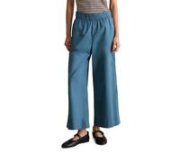 Chinohose MARC O'POLO DENIM "aus Papertouch-Popeline", Damen, Gr. XS, Normalgrößen, blau (endless sea), Obermaterial: 100% Baumwolle, unifarben, relaxed fit knöchelfrei, Hosen Chinohose (22615061-XS) 