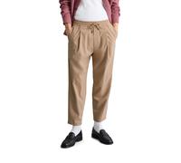 Chinohose MARC O'POLO DENIM "mit Bundfalten-Details", Herren, Gr. L, Normalgrößen, frosty sand, Obermaterial: 63% Polyester, 34% Viskose, 3% Elasthan, unifarben, relaxed fit knöchelfrei, Hosen Chinoho