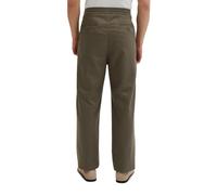 Chinohose MARC O'POLO "DFB Travel Collection", Herren, Gr. 33, Länge 30, braun (schwarz nickle), Web, Obermaterial: 52% Lyocell, 26% Leinen, 22% Baumwolle, relaxed fit, Hosen Chinohose, Model Mossbo J