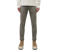 Chinohose MARC O'POLO, Herren, Gr. 29, Länge 34, grau (hellgrau), Web, Obermaterial: 98% Baumwolle, 2% Elasthan, normal lang, Hosen Chinohose, im Regular-Fit (92905817-29)