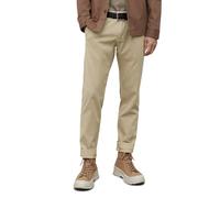 Chinohose MARC O'POLO, Herren, Gr. 33, Länge 36, hellbeige, Web, Obermaterial: 98% Baumwolle, 2% Elasthan, normal lang, Hosen Chinohose, im Regular-Fit (12309828-33) hellbeige