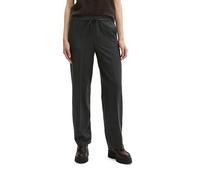 Chinohose MARC O'POLO "in Woll-Optik", Damen, Gr. 36, Normalgrößen, coal grau melange, Obermaterial: 63% Polyester, 34% Viskose, 3% Elasthan, unifarben, relaxed fit lang, Hosen Chinohose (43021038-36)