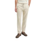 Chinohose MARC O'POLO "mit elastischem Bund", Herren, Gr. XS, Normalgrößen, grau silk, Obermaterial: 100% Leinen, unifarben, normal, Hosen Chinohose (34622040-XS) grau silk