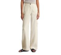 Chinohose MARC O'POLO "mit Garment dye-Effekt", Damen, Gr. 44, Normalgrößen, m195, Obermaterial: 100% Leinen; Futter: 100% Baumwolle, unifarben, slim fit lang, Hosen Chinohose (75788008-44) m195