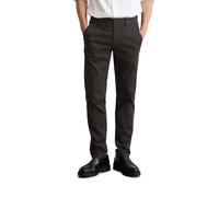 Chinohose MARC O'POLO "Stig shaped", Herren, Gr. 34, Länge 30, grau (broken graphite), Web, Obermaterial: 98% Baumwolle, 2% Elasthan, lang, Hosen Chinohose (39686649-34) broken graphite