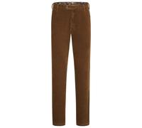 Chinohose MEYER "Bonn", Herren, Gr. 26, N + K Gr, braun (cognac), Obermaterial: 98% Baumwolle CO. 2% Elasthan EL., uni, regular fit, Hosen Chinohose, Superstretch Premium Cord Chino (62348067-26) cogn