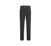 Chinos MEYER "Bonn", Herren, Gr. 26, Normalgrößen, grau (anthrazit), 98% Baumwolle, 2% Elasthan, unifarben, regular fit lang, Hosen, Superstretch Premium Cord Chino (67375446-26) anthrazit