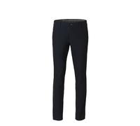 Chinohose MEYER "BONN", Herren, Gr. 30, N + K Gr, blau (dunkelblau), Obermaterial: 50% Baumwolle CO. 32% Polyester PES. 15% Viskose CV. 3% Elasthan EL., uni, regular fit, Hosen Chinohose, mit Flexible