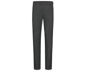 Chinohose MEYER "Bonn", Herren, Gr. 48, N-Gr, grau (mittelgrau), Obermaterial: 98% Baumwolle CO. 2% Elasthan EL., regular fit, Hosen Chinohose, mit Stretch-Dehnbund (90024707-48) mittelgrau