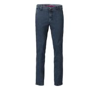 Chinohose MEYER "Bonn", Herren, Gr. 50, N-Gr, blau (blau, stone), Obermaterial: 98% Baumwolle CO. 2% Elasthan EL., modern fit, Hosen Chinohose, mit Super Stretch Qualität (26503854-50) blau, stone