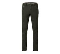 Chinohose MEYER "CHICAGO", Herren, Gr. 27, N + K Gr, grün (dunkelgruen), Obermaterial: 97% Baumwolle CO. 3% Elasthan EL., uni, regular fit, Hosen Chinohose, Chicago, sportlich (53612952-27) dunkelgrue