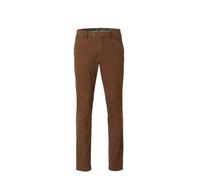 Chinohose MEYER "CHICAGO", Herren, Gr. 28, N + K Gr, braun (kupfer), Obermaterial: 97% Baumwolle CO. 3% Elasthan EL., uni, regular fit, Hosen Chinohose, Chicago, sportlich (37298340-28) kupfer