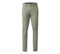 Chinohose MEYER "Dublin 9-3009", Herren, Gr. 110, N + S Gr, grün (salbei), Obermaterial: 96% Baumwolle CO. 4% Elasthan EL., uni, regular fit, Hosen Chinohose, in hochelastischer moderner Micro Struktu