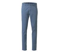Chinohose MEYER "Dublin 9-3009", Herren, Gr. 50, N-Gr, blau, Obermaterial: 96% Baumwolle CO. 4% Elasthan EL., uni, regular fit, Hosen Chinohose, in hochelastischer moderner Micro Struktur (60379143-50