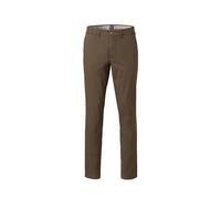 Chinohose MEYER "M5 Chino 2-6190", Herren, Gr. W33 L32, Länge 32, braun (hellbraun), Obermaterial: 97% Baumwolle CO. 3% Elasthan EL., uni, regular fit, Hosen Chinohose, M5 Chino in Regular Fit (103881