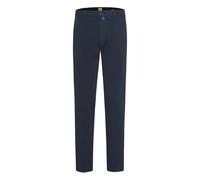 Chinohose MEYER "M5 Chino 9-6001", Herren, Gr. W35/L34, Länge 34, blau (dunkelblau), Obermaterial: 98% Baumwolle CO. 2% Elasthan EL., uni, regular fit, Hosen Chinohose, M5 Serie (77410807-35) dunkelbl