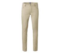 Chinohose MEYER "M5 Five 9-6106", Herren, Gr. W34 L30, Länge 30, beige, Obermaterial: 97% Baumwolle CO. 3% Elasthan EL., uni, regular fit, Hosen Chinohose (99774458-34) beige