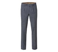 Chinohose MEYER "Milano 2-8814", Herren, Gr. 48, N-Gr, blau, Obermaterial: 55% Wolle WO. 43% Polyester PES. 2% Elasthan EL., uni, regular fit, Hosen Chinohose (15996509-48) blau
