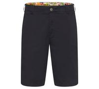 Chinos MEYER "PALMA", Herren, Gr. 25, Normalgrößen, blau (dunkelblau), 97% Baumwolle, 3% Elasthan, unifarben, regular fit kniefrei, Hosen, mit französischen Einschubtaschen (37720164-25) dunkelblau