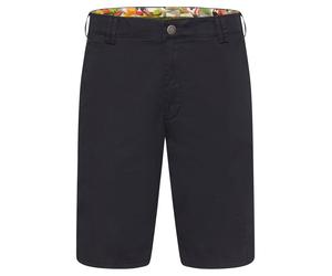 Chinohose MEYER "PALMA", Herren, Gr. 25, N + K Gr, blau (dunkelblau), Obermaterial: 97% Baumwolle CO. 3% Elasthan EL., uni, regular fit, Hosen Chinohose, mit französischen Einschubtaschen (52629850-25