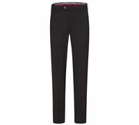 Chinos MEYER "Roma", Herren, Gr. 36, Länge 30, schwarz, 53% Polyester;44% Wolle;3% Elasthan, unifarben, regular fit lang, Hosen, mit Stretch-Dehnbund (58045657-36) schwarz