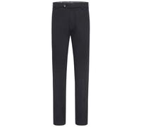 Chinos MEYER "Roma", Herren, Gr. 40, Länge 30, blau (dunkelblau), 97% Baumwolle, 3% Elasthan, unifarben, regular fit lang, Hosen, mit Französischen Seitentaschen (96553966-40) dunkelblau