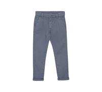 Chinohose MINYMO "Chinohose MIPants Twill", Jungen, Gr. 110, N-Gr, blau (flint stone), Obermaterial: 97% Baumwolle CO. 3% Elasthan EL., Hosen Chinohose (81167035-110) flint stone