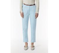 Chinohose mit Gürtel blau 40