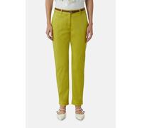 Chinohose mit Gürtel grün 34