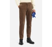 Chinohose NO EXCESS "No Excess Gerippte Cordhose Pants Chino Stretch Corduroy", Herren, Gr. L, taupe, 98% Baumwolle, 2% Elasthan, Hosen Chinohose (37153001-L) taupe
