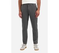 Chinohose NO EXCESS "No Excess Melierte Stretch-Chinohose Pants Chino Stretch Melange", Herren, Gr. 3XL, grau melange, 68% Polyester (Recycelt), 29% Viskose, 3% Elasthan, Hosen Chinohose (47675941-XXX