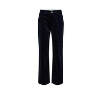 Chinohose NÜMPH "Nümph Trousers NUJOANNA", Damen, Gr. 38, Normalgrößen, schwarz sapphire, Obermaterial: 97% Baumwolle, 3% Elasthan, Hosen Chinohose (74245134-38) schwarz sapphire