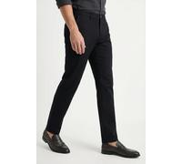 Chinohose OLYMP "ARONA", Herren, Gr. 34, Länge 34, schwarz (marine), Web, Obermaterial: 67% Baumwolle, 24% Lyocell, 7% Polyester, 2% Elasthan, unifarben, slim fit lang, Hosen Chinohose, slim fit (6640