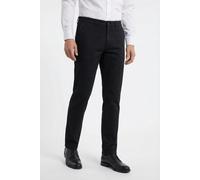 Chinohose OLYMP "HOUSTON", Herren, Gr. 34, Länge 30, schwarz (marine), Web, Obermaterial: 67% Baumwolle, 24% Lyocell, 7% Polyester, 2% Elasthan, unifarben, lang, Hosen Chinohose, modern fit (73080607-