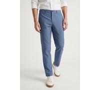 Chinohose OLYMP "Jogg Jersey Toronto", Damen, Gr. 32, Länge 32, blau, Jersey, Obermaterial: 50% Viskose, 45% Polyester, 5% Elasthan, meliert, unifarben, slim fit lang, Hosen Chinohose, slim fit, flexi