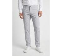 Chinohose OLYMP "Jogg Jersey Toronto", Damen, Gr. 34, Länge 32, hellgrau, Jersey, Obermaterial: 50% Viskose, 45% Polyester, 5% Elasthan, unifarben, slim fit lang, Hosen Chinohose, slim fit, flexibler