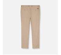 Chinohose OLYMP "Jogg Jersey Toronto", Herren, Gr. 36, Länge 34, hellbeige, Jersey, Obermaterial: 50% Viskose, 45% Polyester, 5% Elasthan, unifarben, slim fit lang, Hosen Chinohose, slim fit, flexible