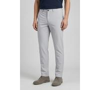 Chinohose OLYMP "Jogg Jersey Toronto", Herren, Gr. 34, Länge 32, hellgrau, Jersey, Obermaterial: 50% Viskose, 45% Polyester, 5% Elasthan, unifarben, slim fit lang, Hosen Chinohose, slim fit, flexibler