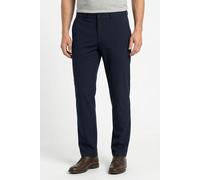 Chinohose OLYMP "Jogg Jersey Toronto", Herren, Gr. 34, Länge 32, marine, Jersey, Obermaterial: 50% Viskose, 45% Polyester, 5% Elasthan, unifarben, slim fit lang, Hosen Chinohose, slim fit, flexibler B