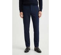 Chinohose OLYMP "Jogg Jersey Toronto", Herren, Gr. 34, Länge 34, marine, Jersey, Obermaterial: 50% Viskose, 45% Polyester, 5% Elasthan, unifarben, slim fit lang, Hosen Chinohose, slim fit, flexibler B