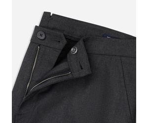 Chinohose OLYMP "SILVAN", Herren, Gr. 32, Länge 34, mittelgrau, Web, Obermaterial: 64% Polyester, 34% Viskose, 2% Elasthan, unifarben, tapered fit lang, Hosen Chinohose (38118527-32) mittelgrau